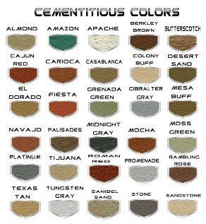 cement colors