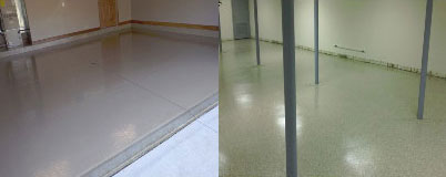 Basement floor coatings